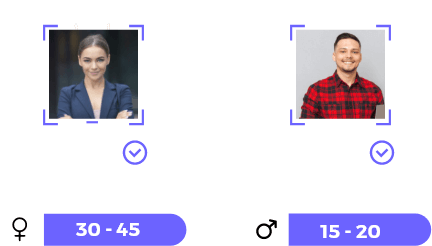 gender and age recognition
