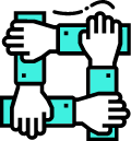 colaboración con el equipo